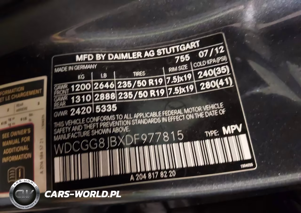2013 Mercedes-Benz Glk 350 4Matic VIN:WDCGG8JBXDF977815 - 9