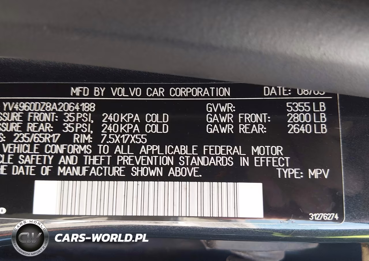 2010 Volvo Xc60 3.2 VIN:YV4960DZ8A2064188 - 9