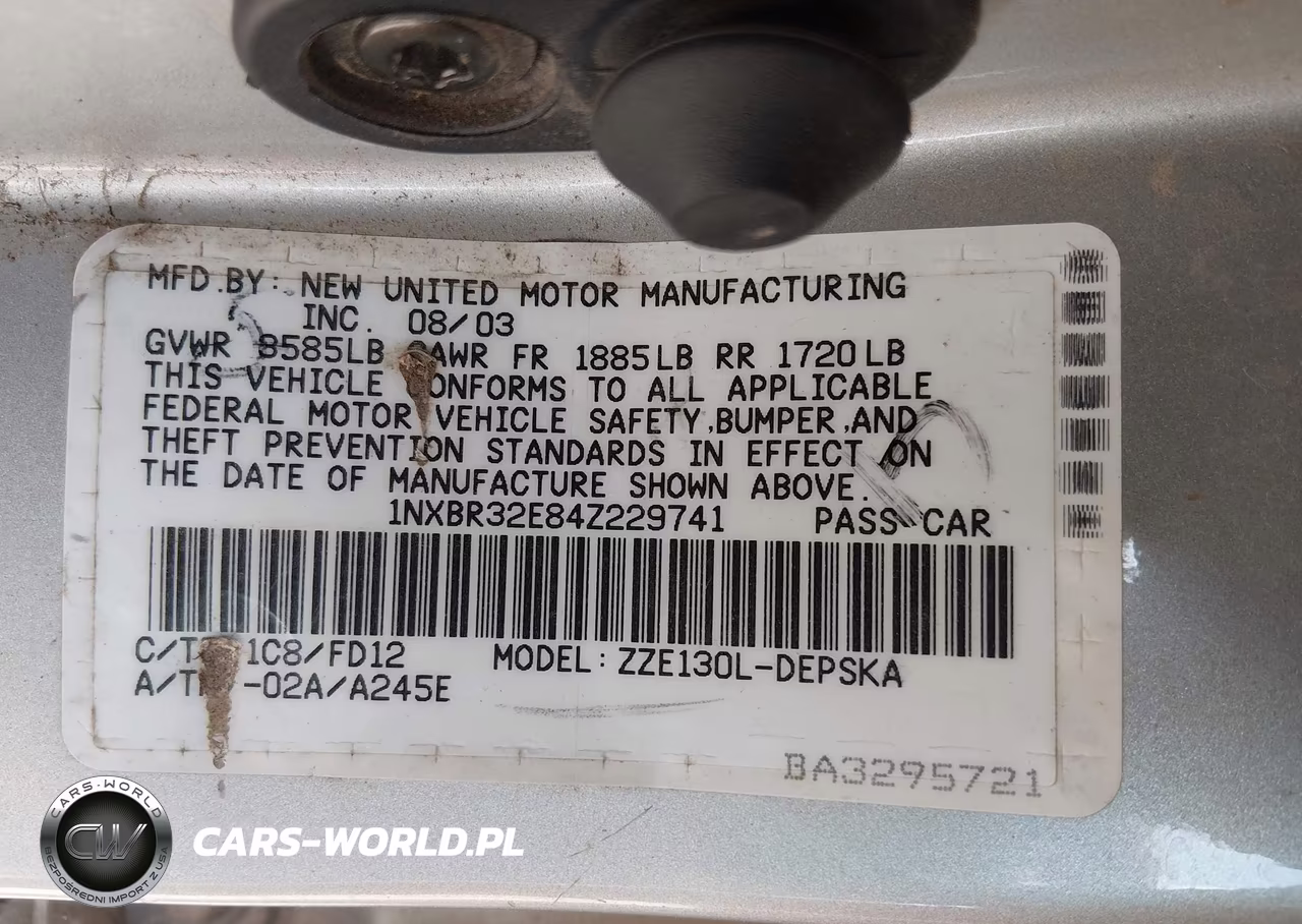 2004 Toyota Corolla S VIN:1NXBR32E84Z229741 - 9