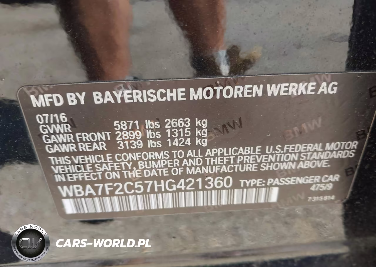 2017 BMW Alpina B7 xDrive VIN:WBA7F2C57HG421360 - 9