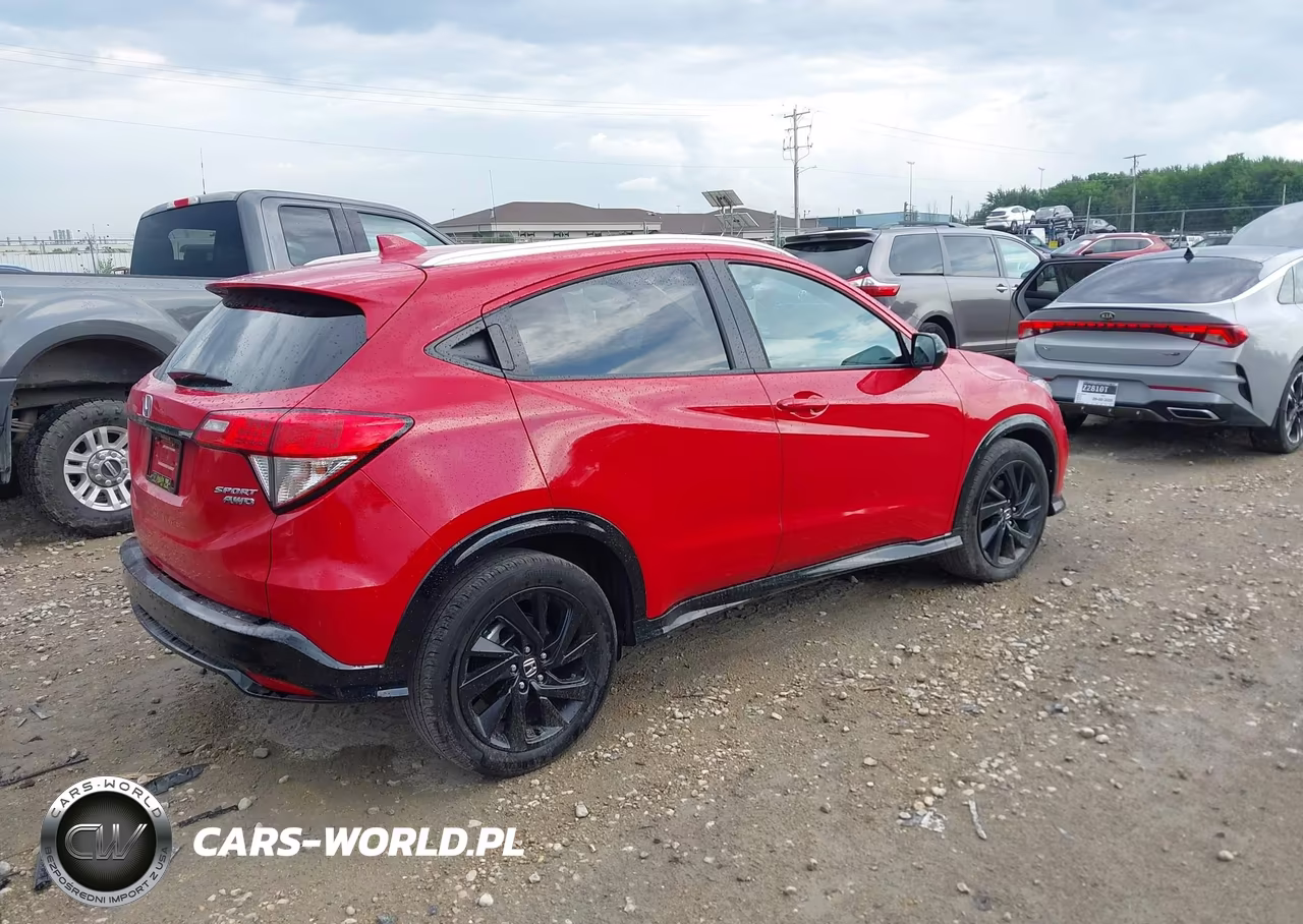 2022 Honda Hr-V Awd Sport VIN:3CZRU6H10NM741761 - 4