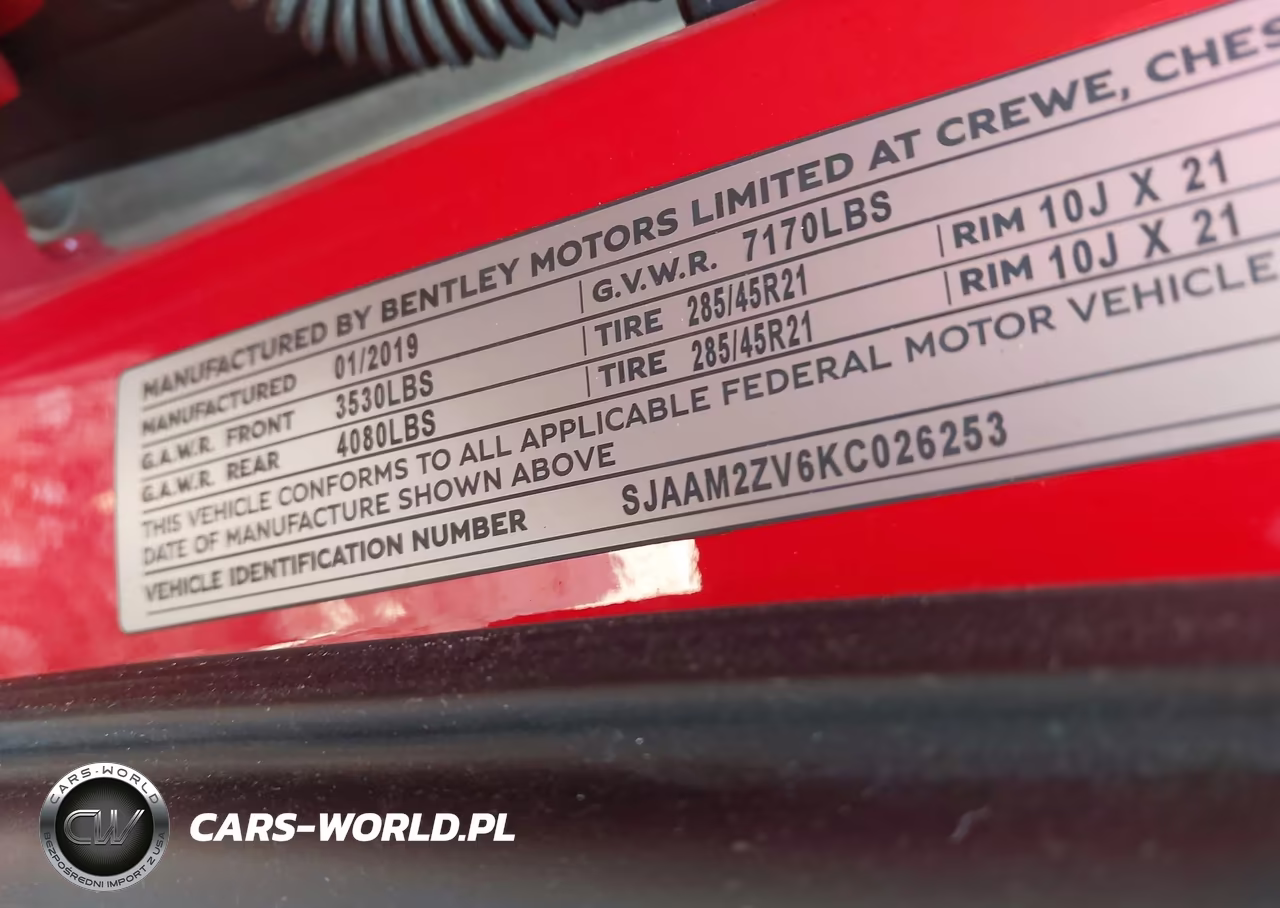 2019 Bentley Bentayga V8 VIN:SJAAM2ZV6KC026253 - 9