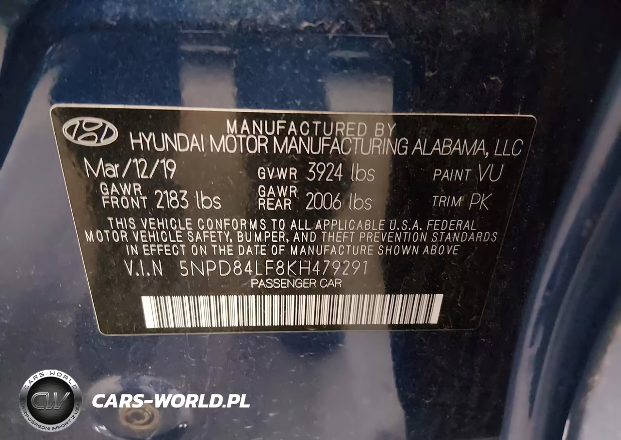 2019 Hyundai Elantra Value Edition VIN:5NPD84LF8KH479291 - 9