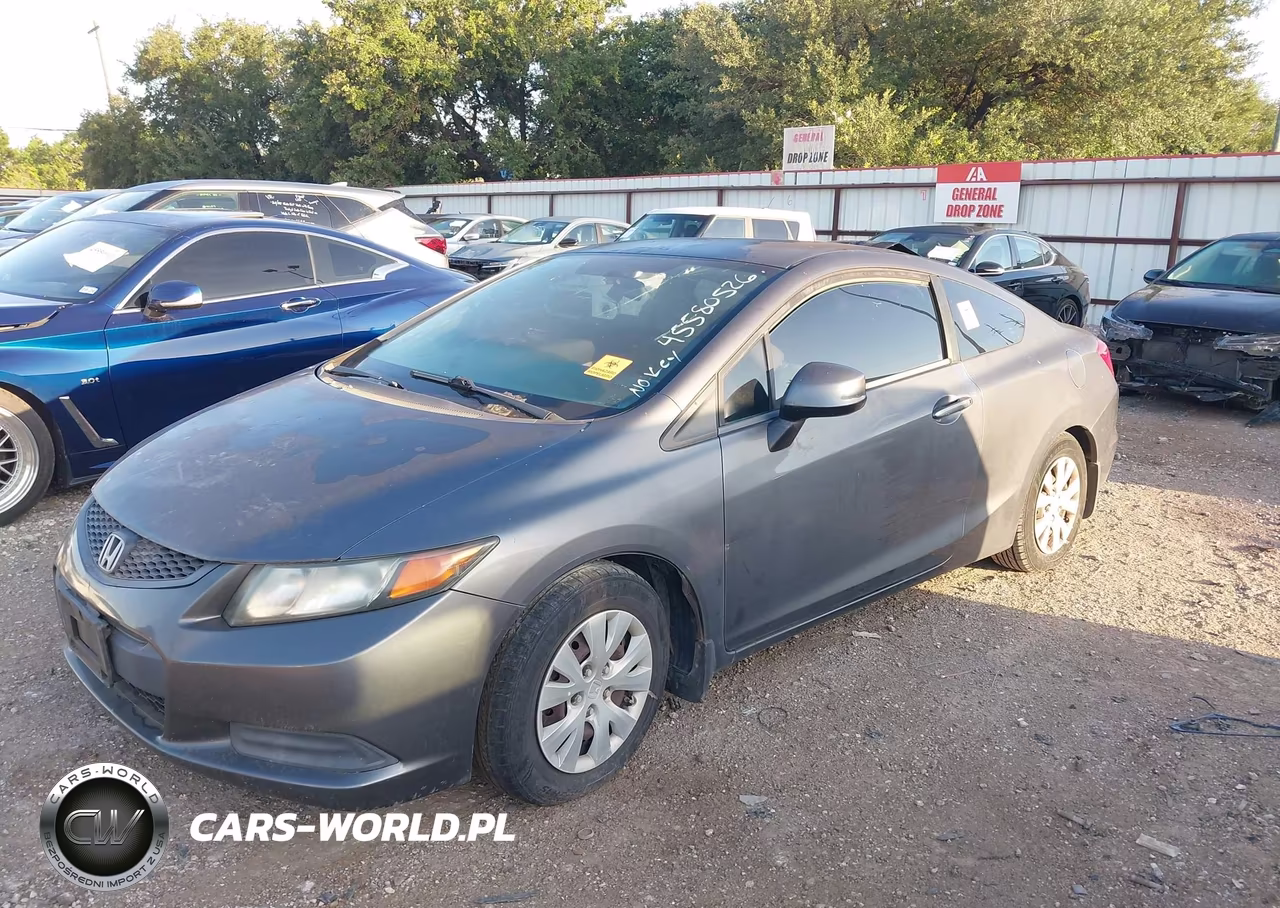 2012 Honda Civic Lx VIN:2HGFG3B51CH550583 - 2