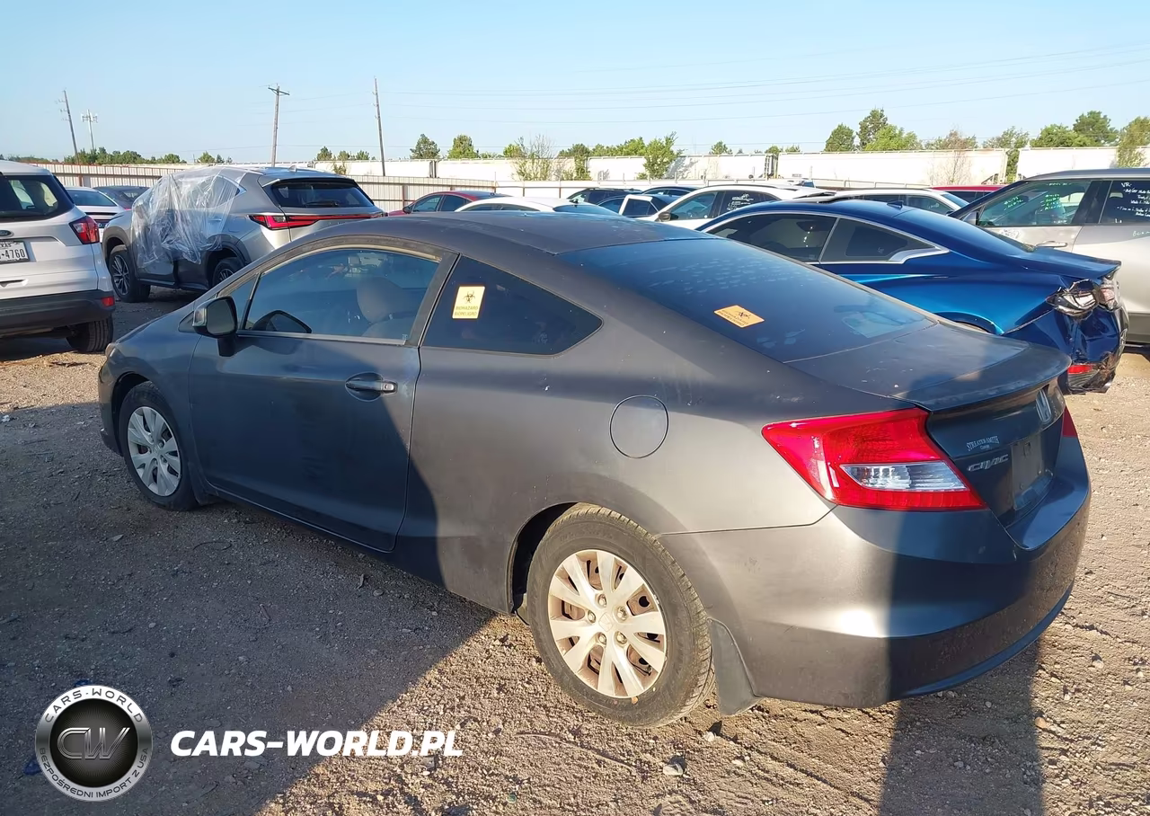 2012 Honda Civic Lx VIN:2HGFG3B51CH550583 - 3
