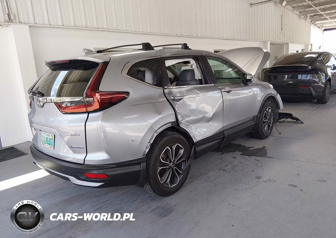 2021 Honda Cr-V Hybrid Ex VIN:7FART6H56ME015406 - 4