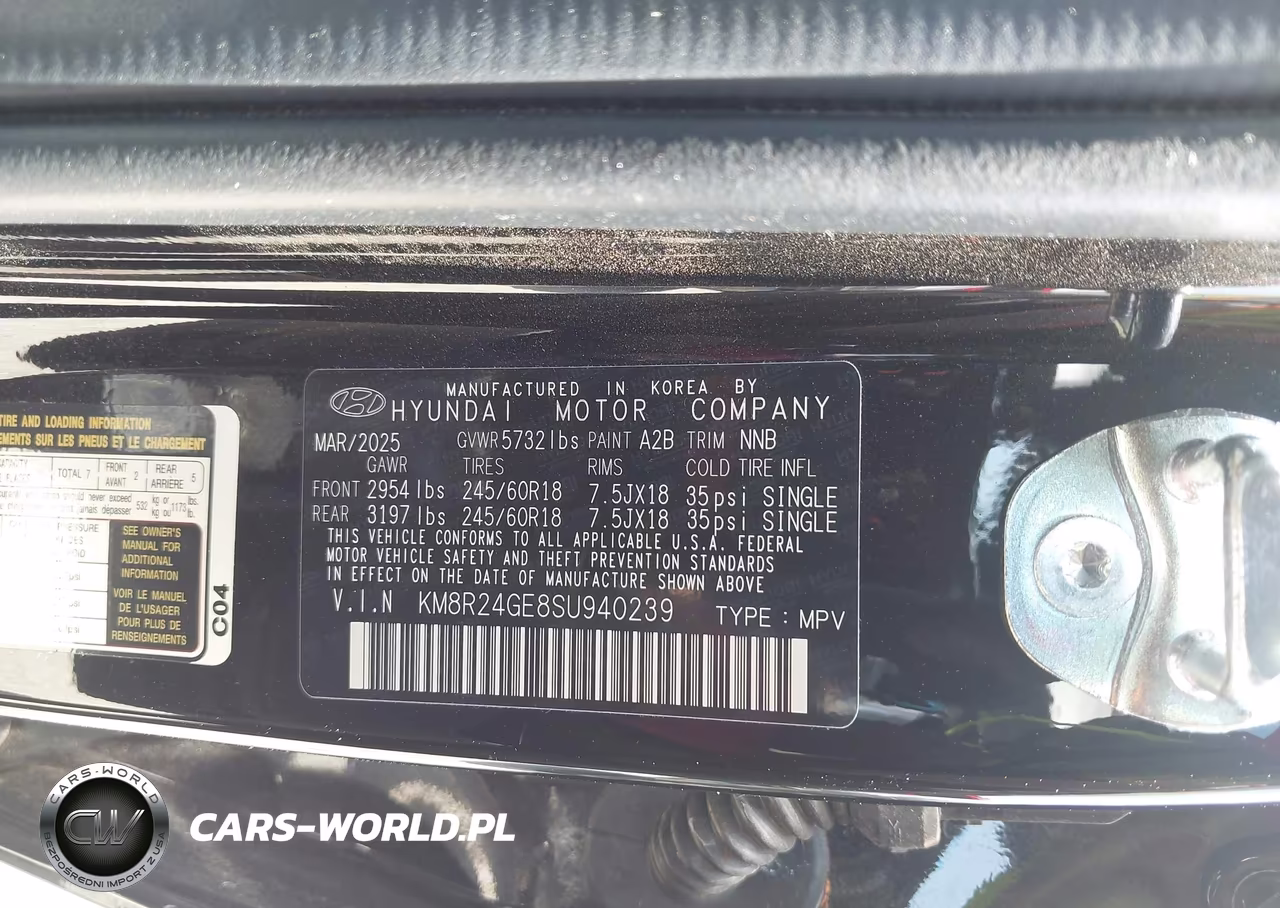 2025 Hyundai Palisade Sel VIN:KM8R24GE8SU940239 - 9