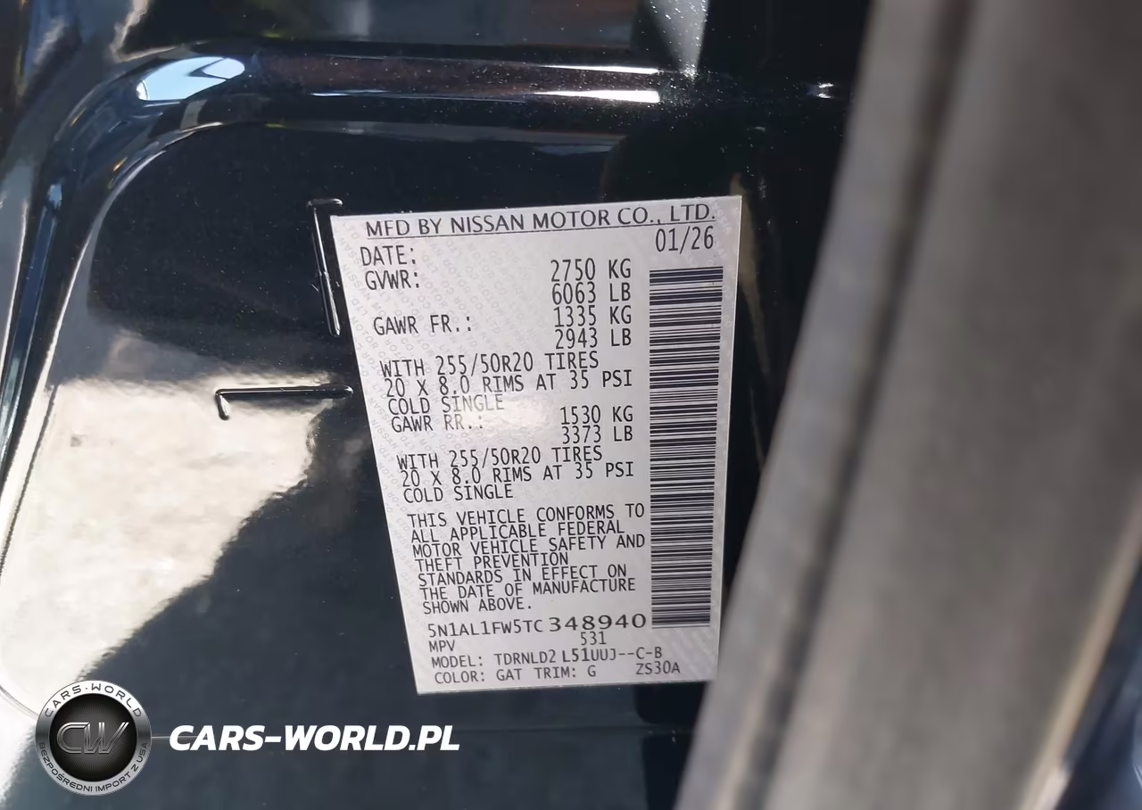 2026 Infiniti Qx60 Sport Awd VIN:5N1AL1FW5TC348940 - 9