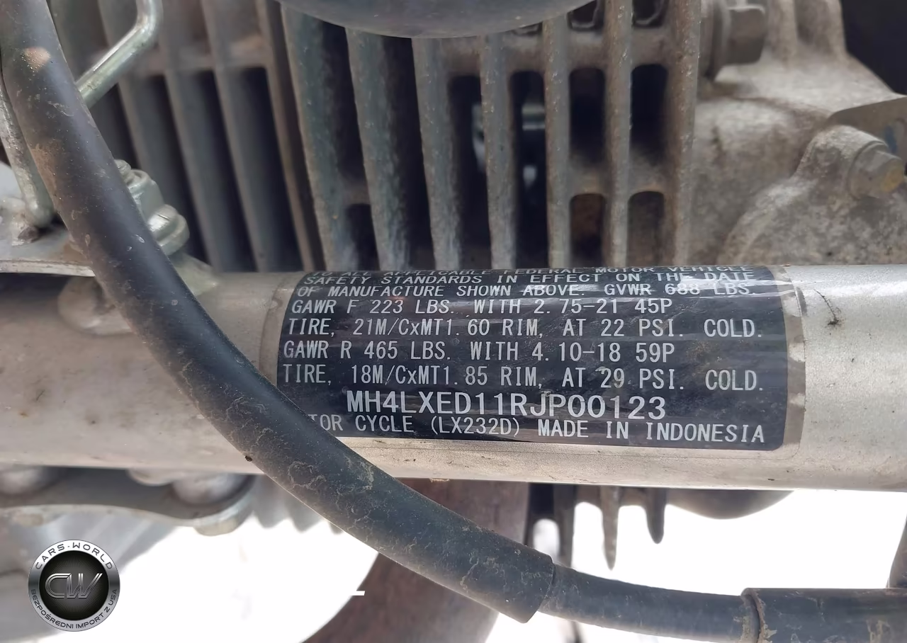 2024 Kawasaki Klx232 D VIN:MH4LXED11RJP00123 - 10