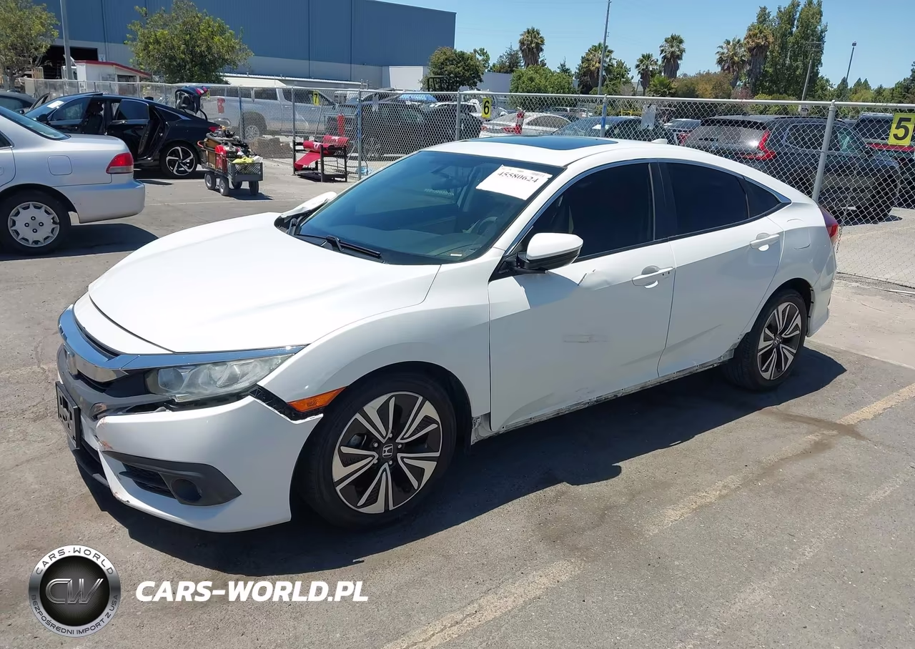 2017 Honda Civic Ex-T VIN:2HGFC1F39HH657722 - 2