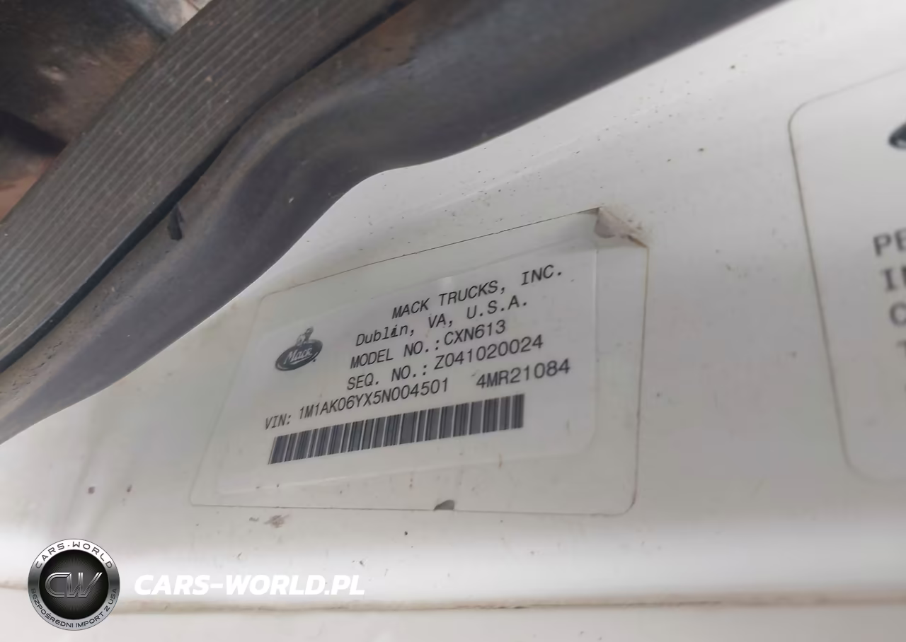 2005 Mack 600 Cxn600 VIN:1M1AK06YX5N004501 - 8