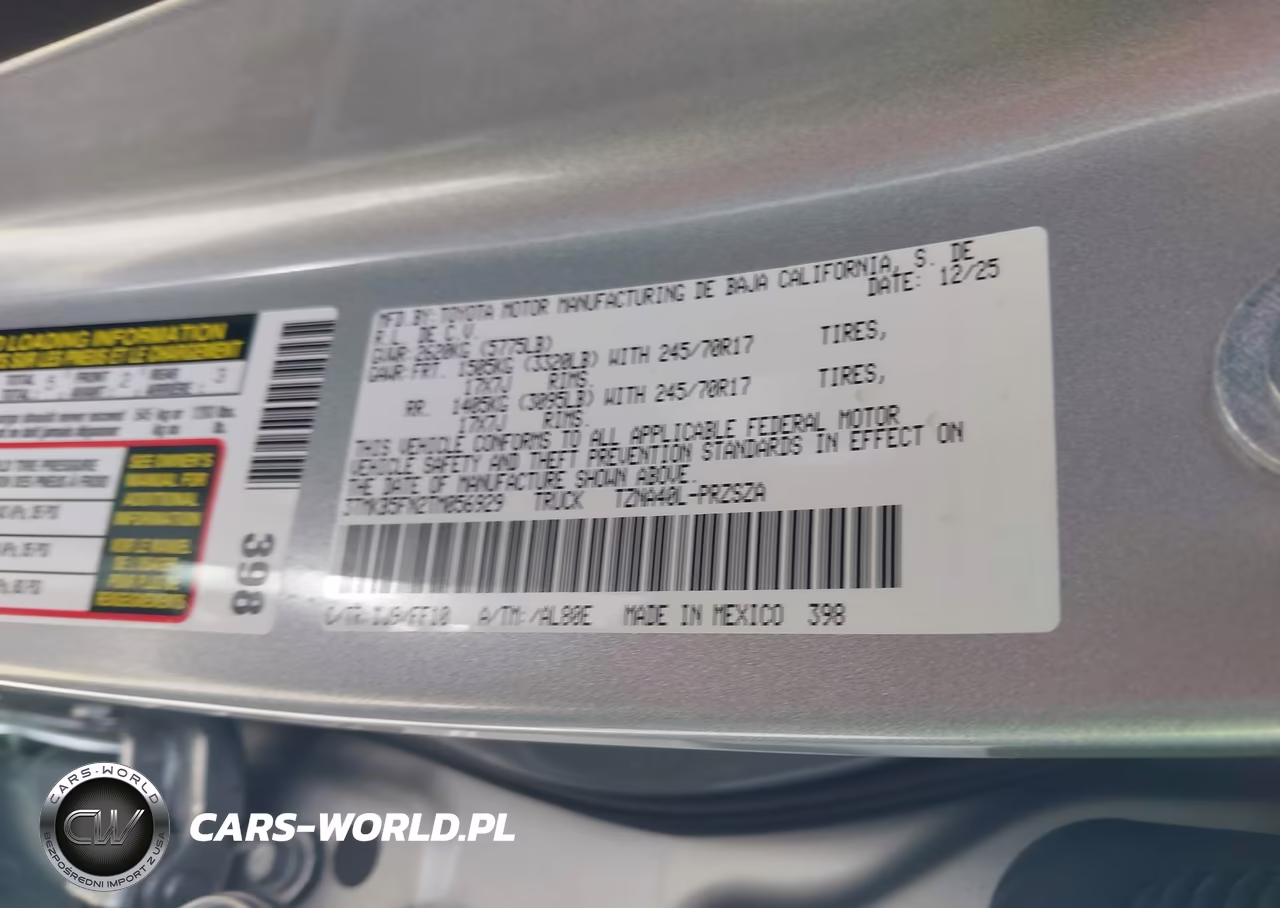 2026 Toyota Tacoma Sr5 VIN:3TMKB5FN2TM056929 - 9