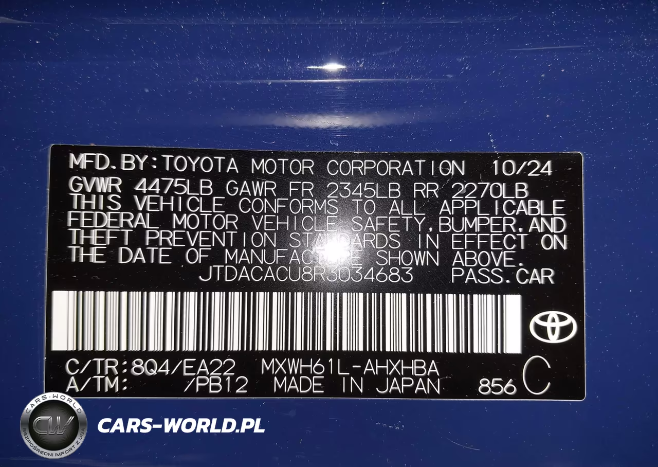 2024 Toyota Prius Prime Xse Premium VIN:JTDACACU8R3034683 - 9
