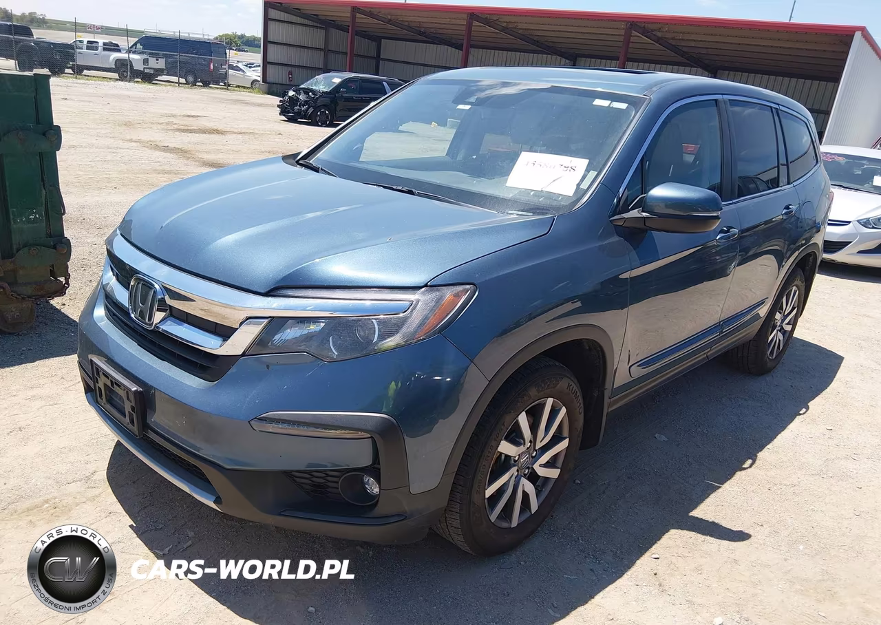 2022 Honda Pilot Awd Ex-L VIN:5FNYF6H55NB007636 - 2