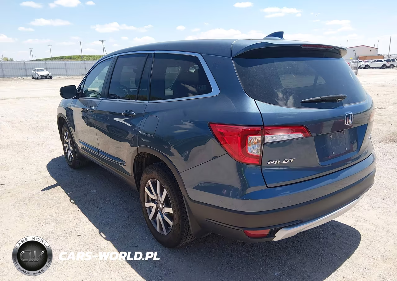 2022 Honda Pilot Awd Ex-L VIN:5FNYF6H55NB007636 - 3
