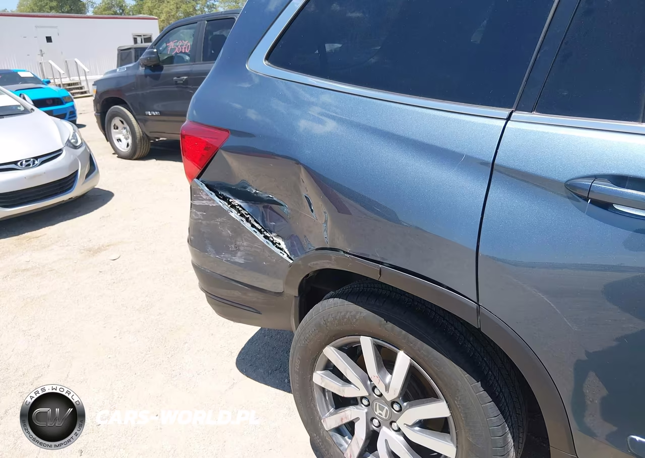 2022 Honda Pilot Awd Ex-L VIN:5FNYF6H55NB007636 - 6