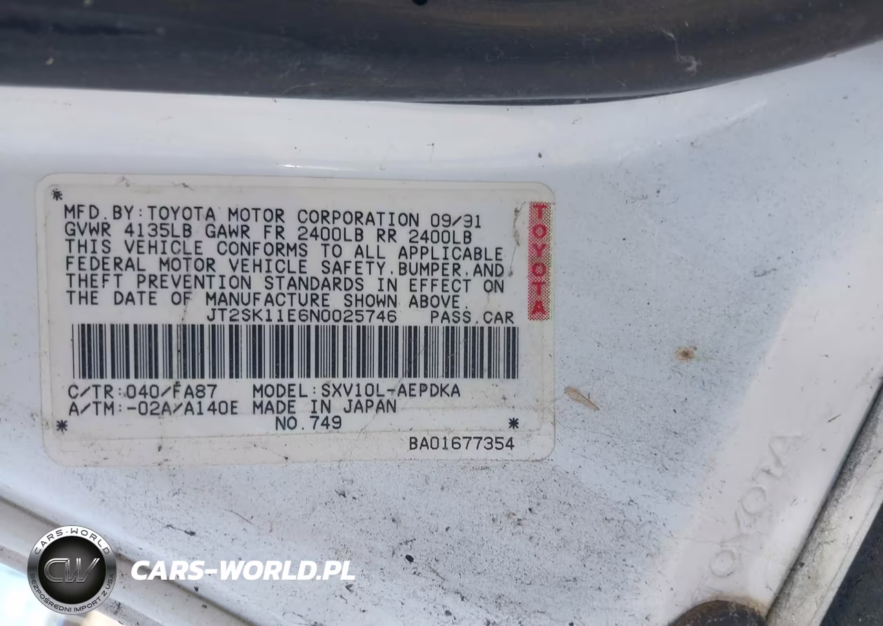 1992 Toyota Camry Dlx VIN:JT2SK11E6N0025746 - 9
