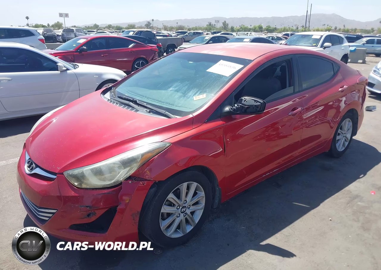 2016 Hyundai Elantra Se VIN:KMHDH4AE7GU532548 - 2