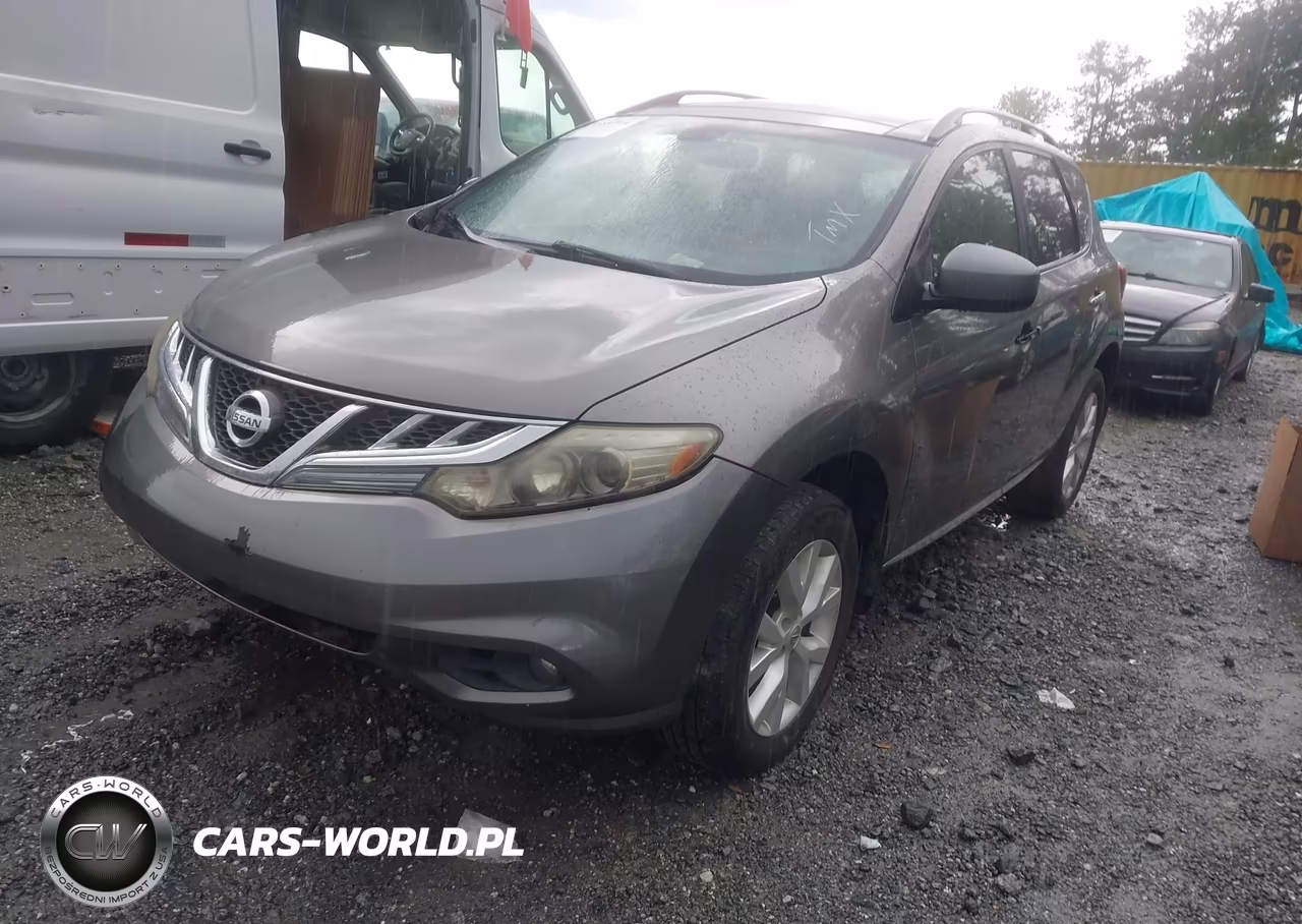 2013 Nissan Murano Sl VIN:JN8AZ1MU3DW202433 - 2