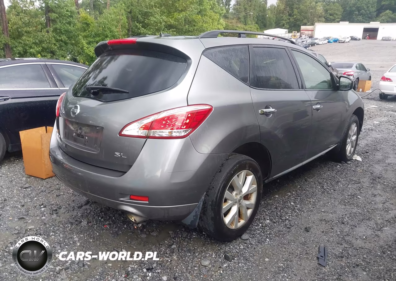 2013 Nissan Murano Sl VIN:JN8AZ1MU3DW202433 - 4