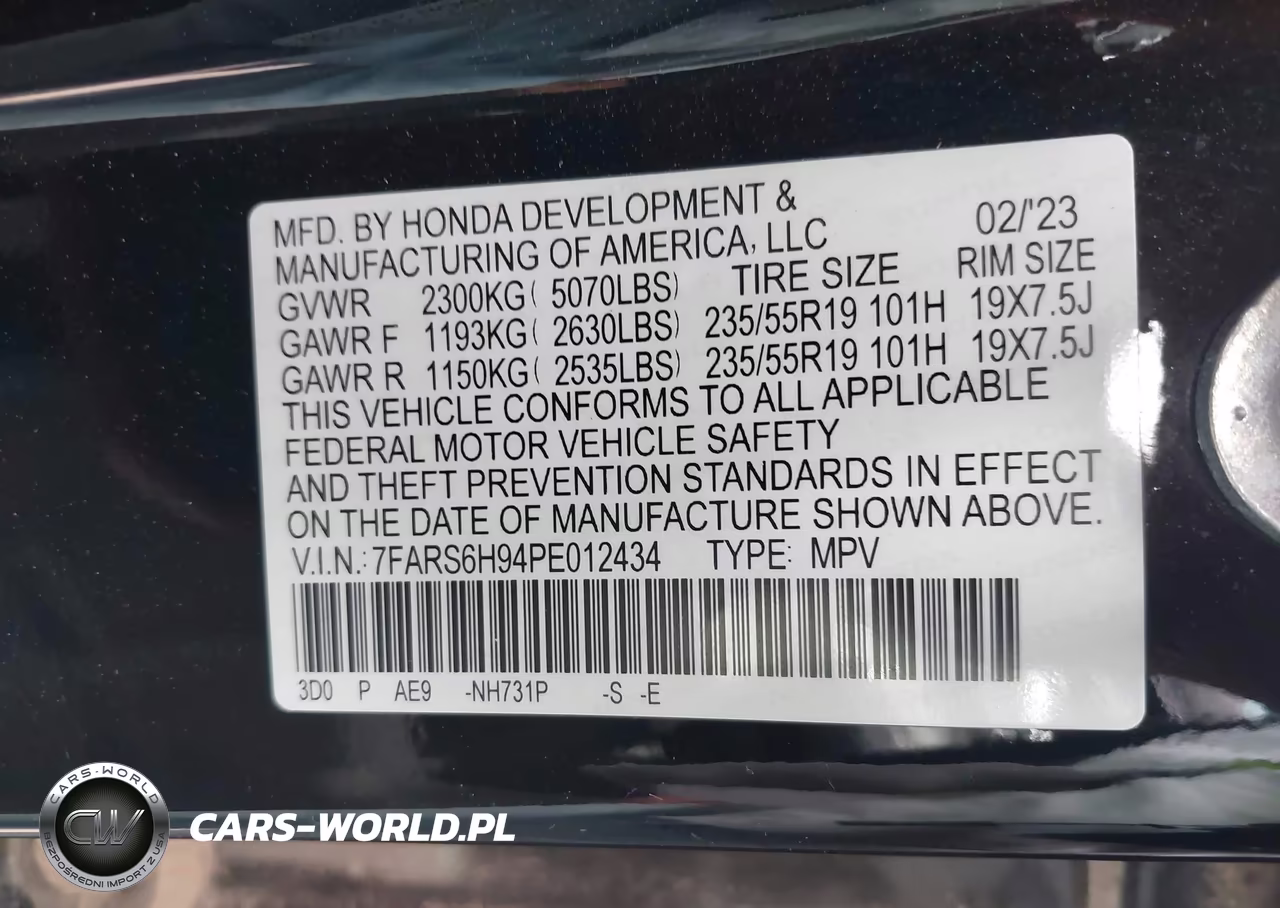 2023 Honda Cr-V Hybrid Sport Touring VIN:7FARS6H94PE012434 - 9