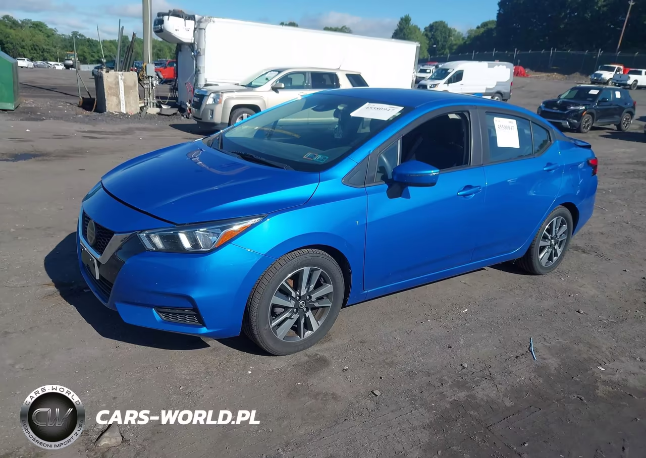2021 Nissan Versa Sv Xtronic Cvt VIN:3N1CN8EV7ML862788 - 2