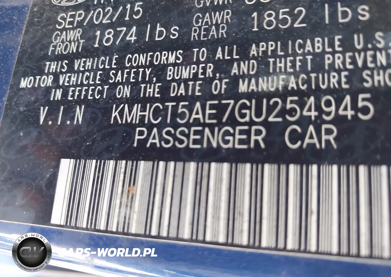 2016 Hyundai Accent Se VIN:KMHCT5AE7GU254945 - 9