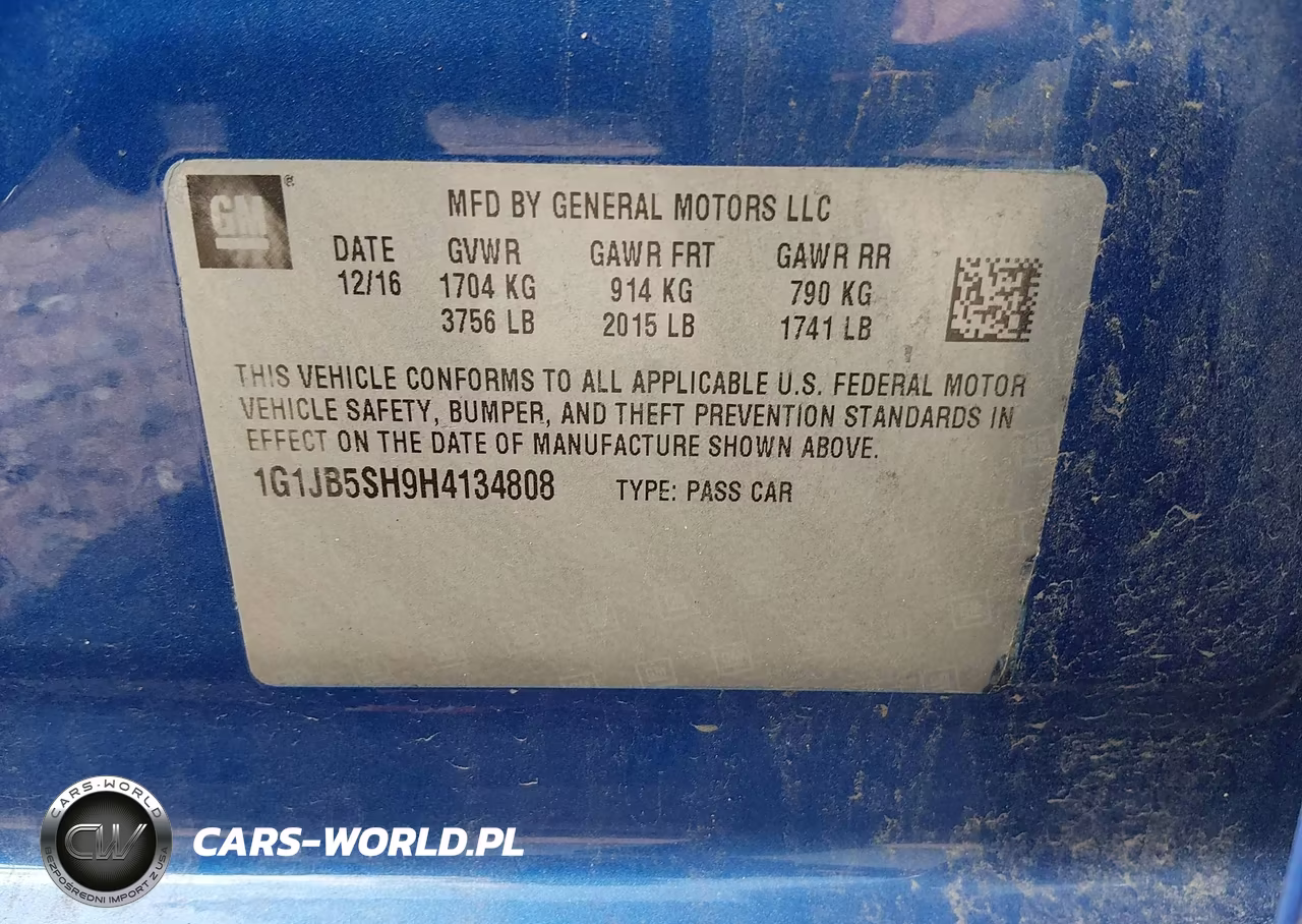 2017 Chevrolet Sonic Ls Auto VIN:1G1JB5SH9H4134808 - 9