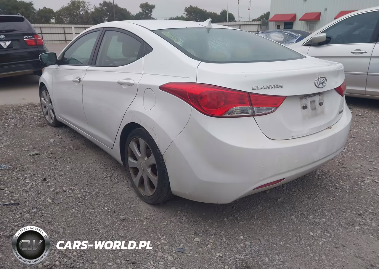 2012 Hyundai Elantra Limited VIN:5NPDH4AE6CH128035 - 3