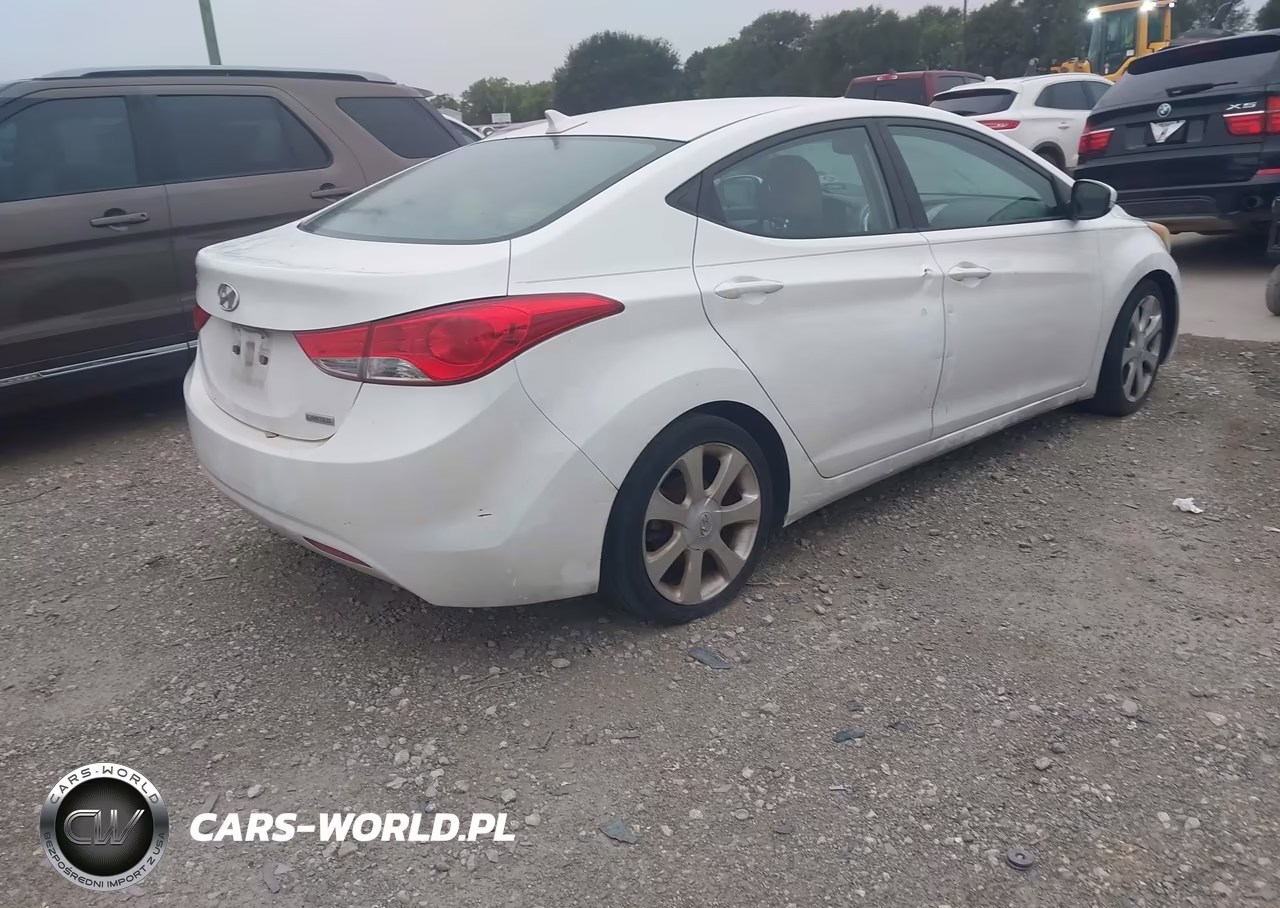 2012 Hyundai Elantra Limited VIN:5NPDH4AE6CH128035 - 4