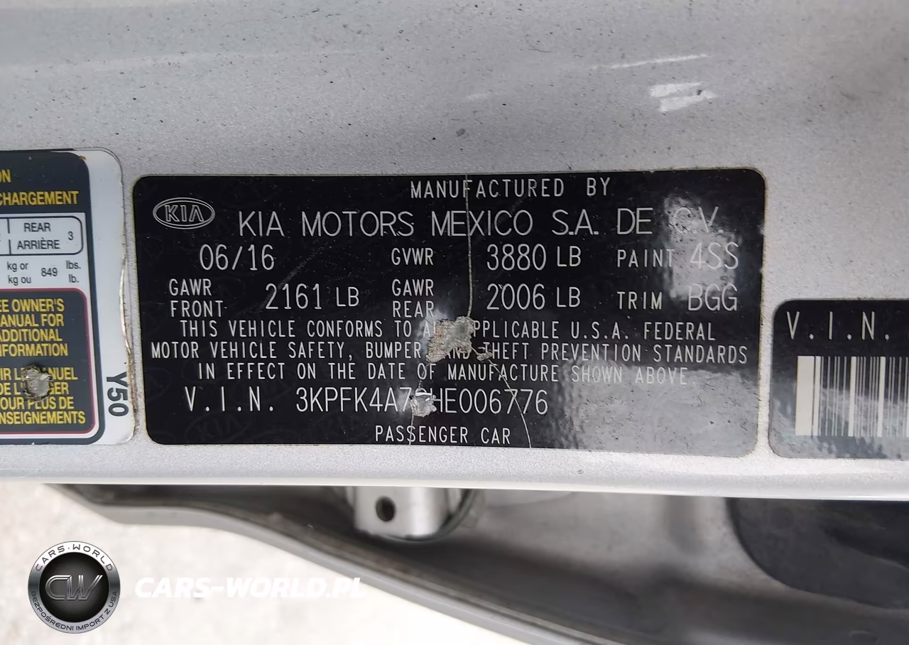 2017 Kia Forte Lx VIN:3KPFK4A79HE006776 - 9