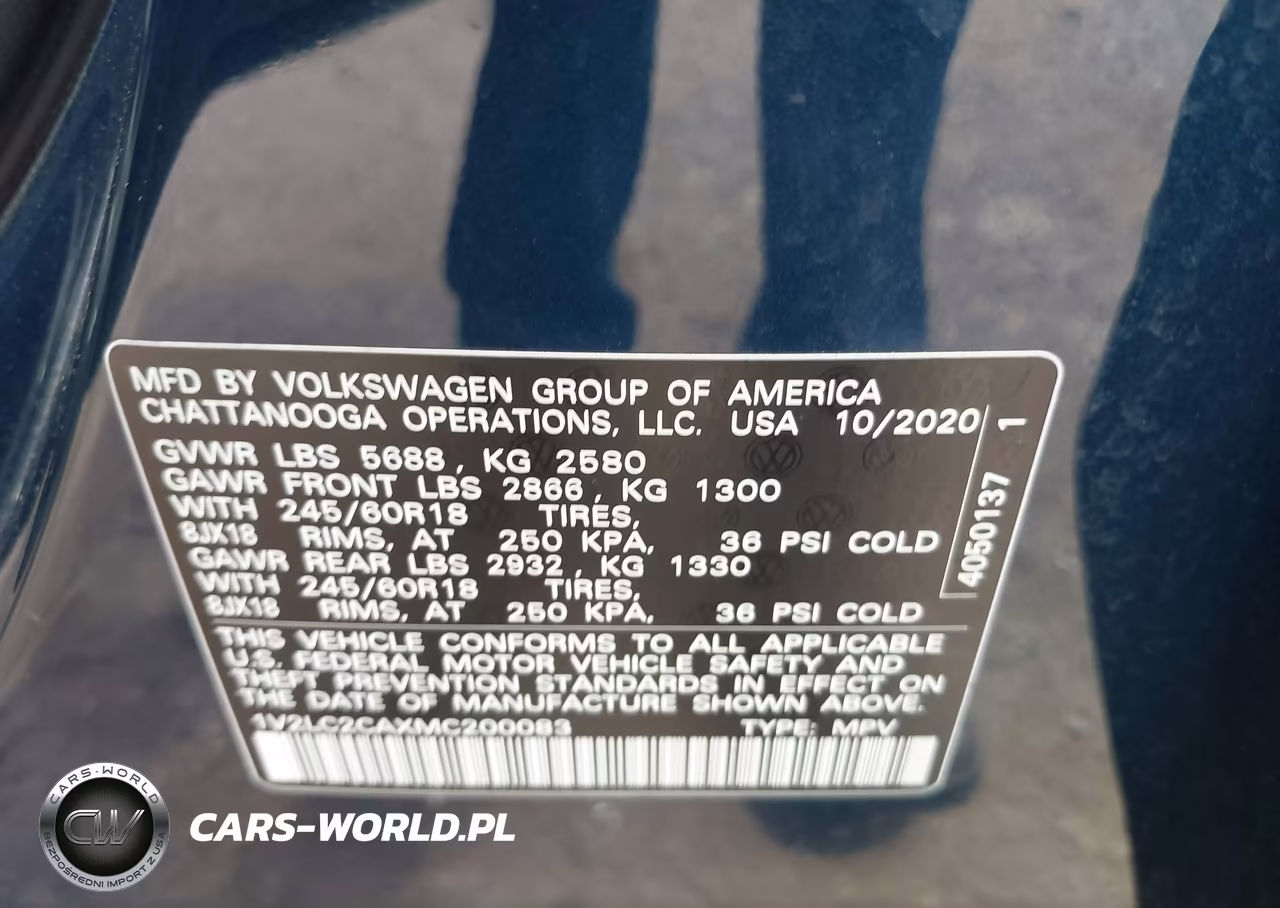 2021 Volkswagen Atlas Cross Sport 2.0T Se VIN:1V2LC2CAXMC200083 - 9
