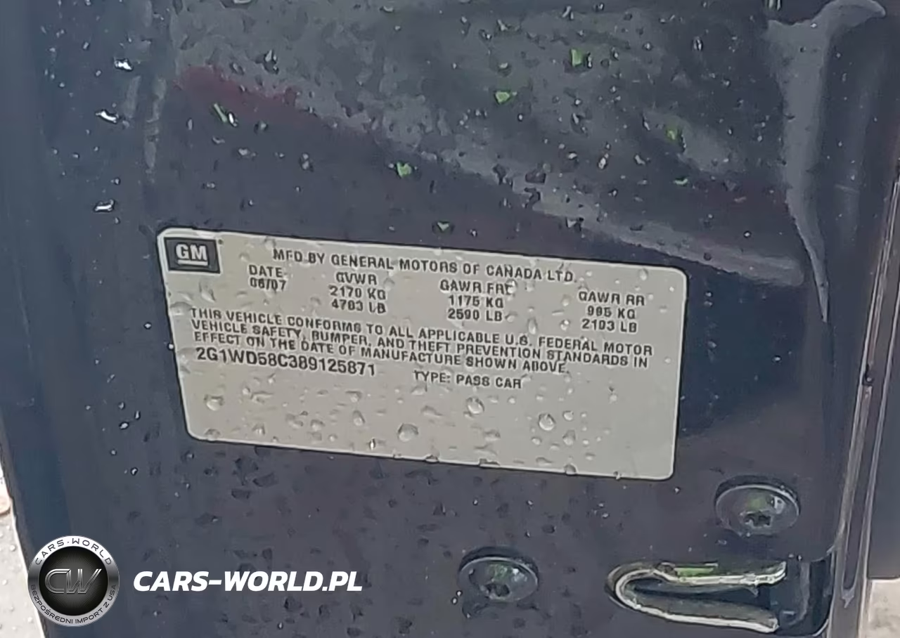 2008 Chevrolet Impala Ss VIN:2G1WD58C389125871 - 9