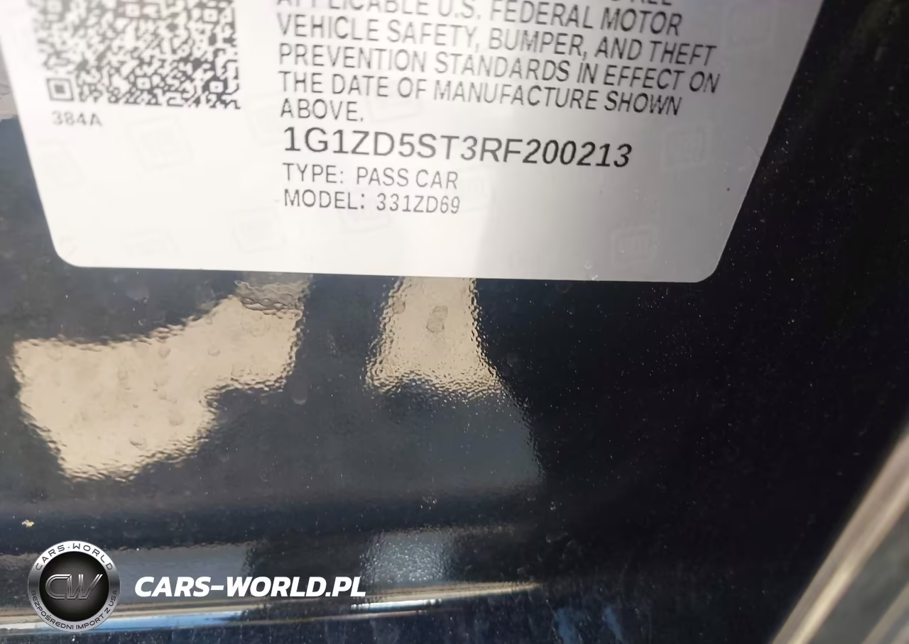 2024 Chevrolet Malibu Fwd 1Lt VIN:1G1ZD5ST3RF200213 - 9