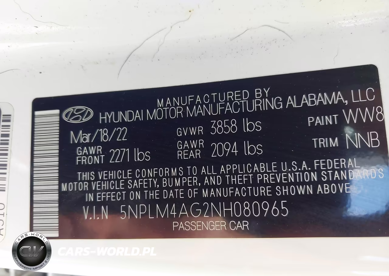 2022 Hyundai Elantra Sel VIN:5NPLM4AG2NH080965 - 9