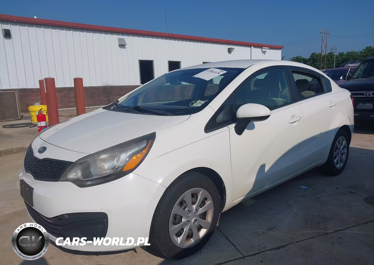 2012 Kia Rio Lx VIN:KNADM4A30C6076273 - 2