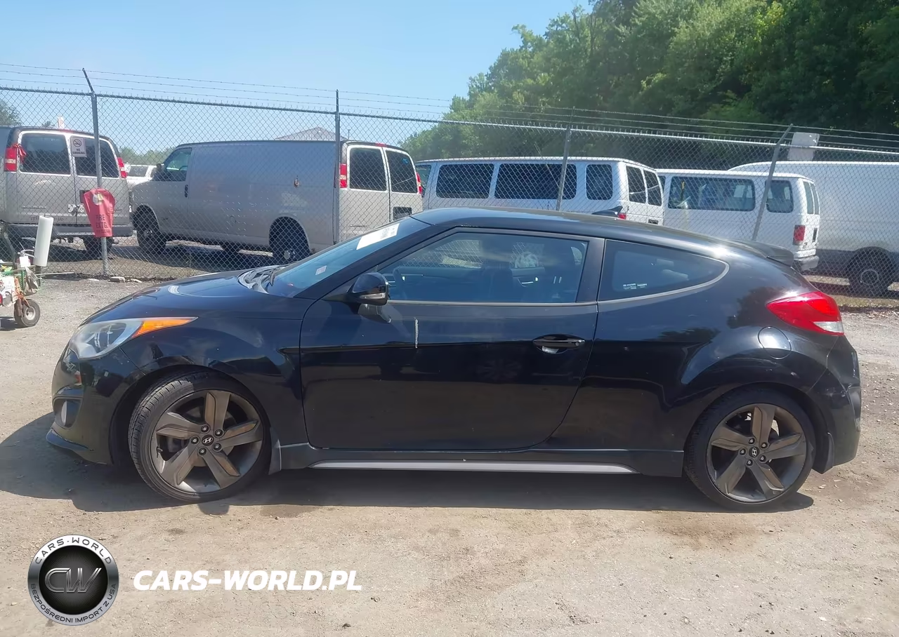 2014 Hyundai Veloster Turbo W-Black VIN:KMHTC6AE3EU199803 - 14