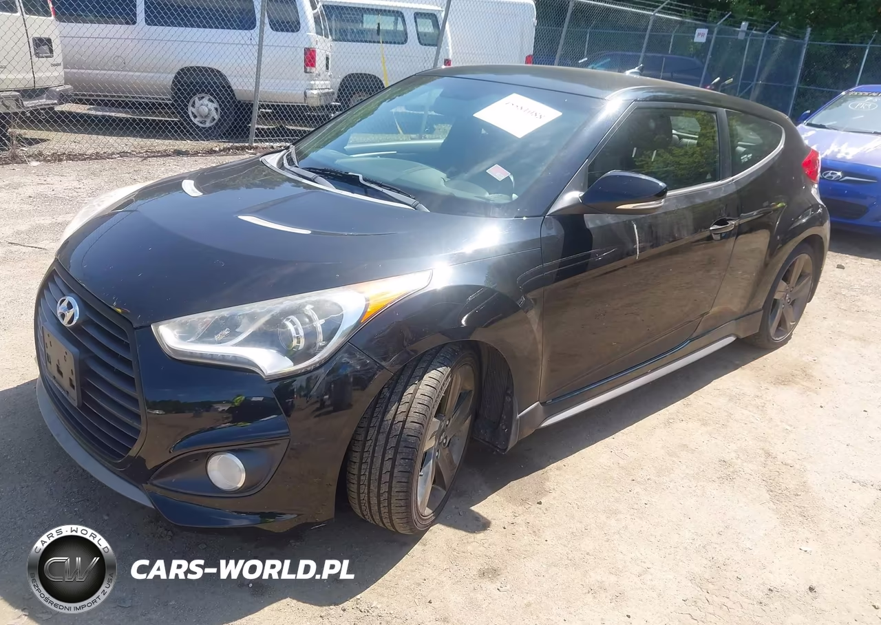 2014 Hyundai Veloster Turbo W-Black VIN:KMHTC6AE3EU199803 - 2