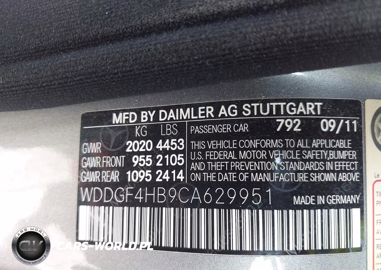 2012 Mercedes-Benz C 250 Luxury-Sport VIN:WDDGF4HB9CA629951 - 9