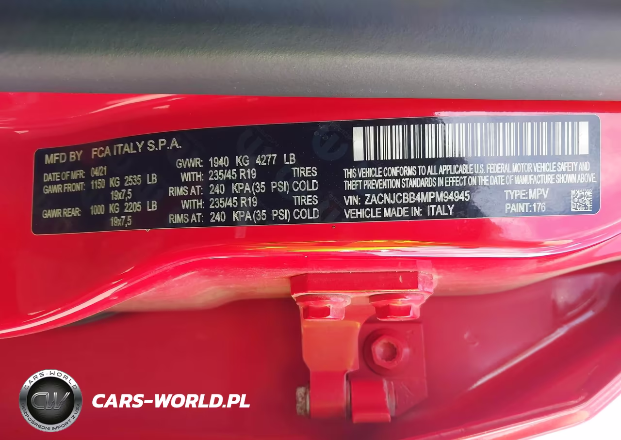 2021 Jeep Renegade Latitude Fwd VIN:ZACNJCBB4MPM94945 - 9