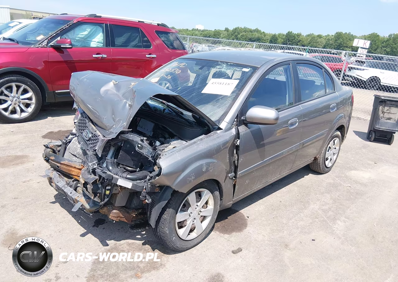 2010 Kia Rio Lx VIN:KNADH4A33A6635803 - 2