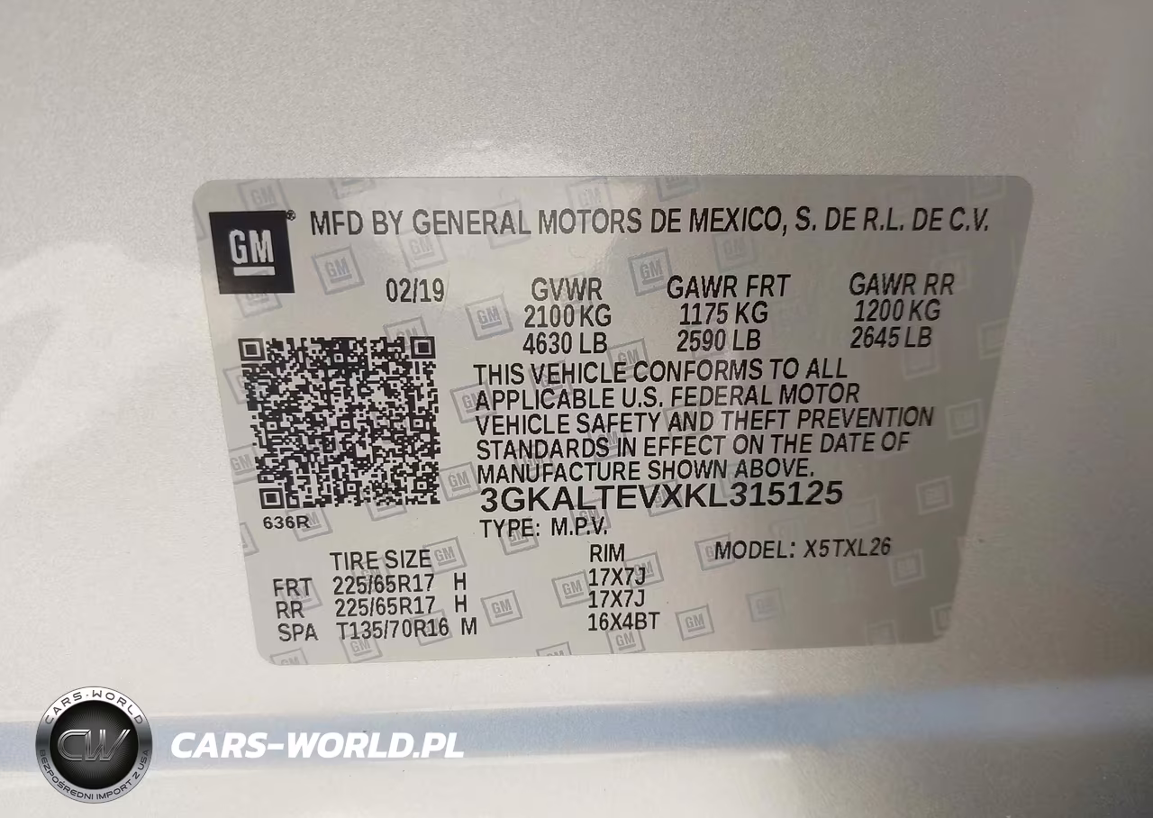 2019 GMC Terrain Sle VIN:3GKALTEVXKL315125 - 9