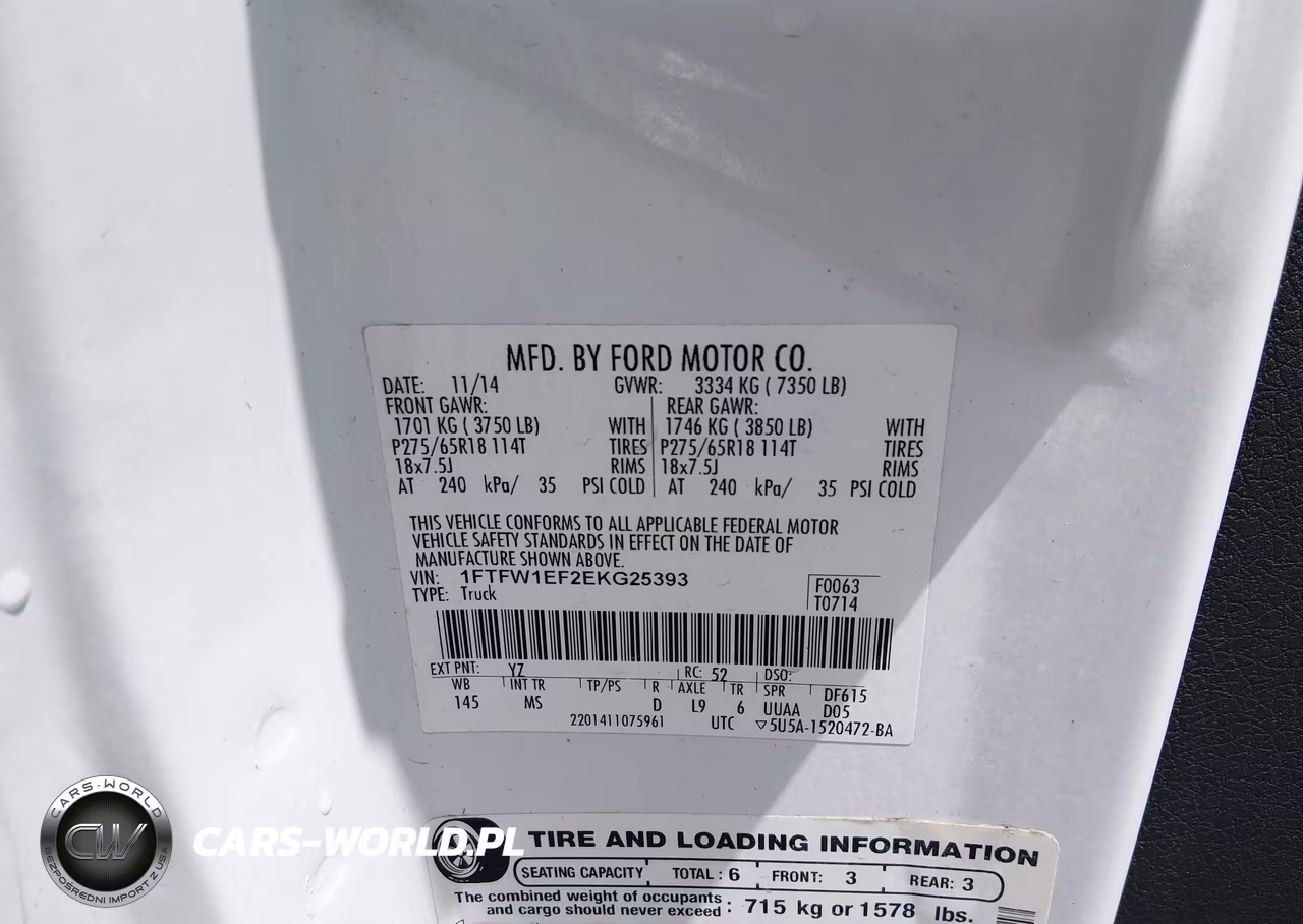 2014 Ford F-150 Xlt VIN:1FTFW1EF2EKG25393 - 9