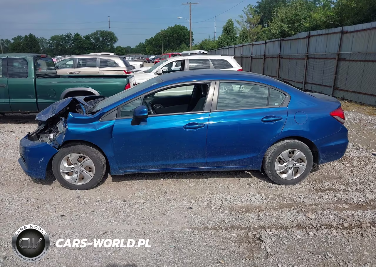 2013 Honda Civic Lx VIN:19XFB2F57DE088304 - 14
