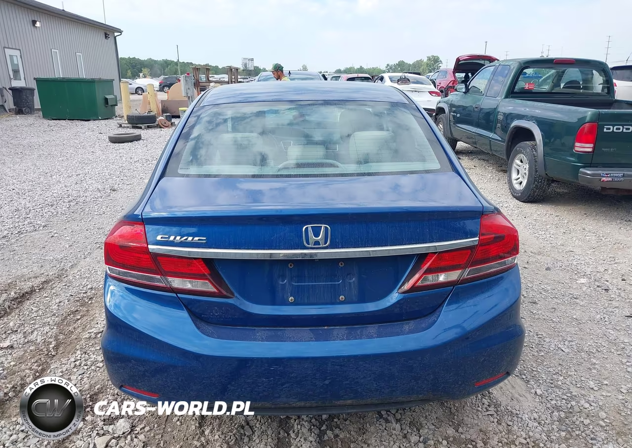 2013 Honda Civic Lx VIN:19XFB2F57DE088304 - 16