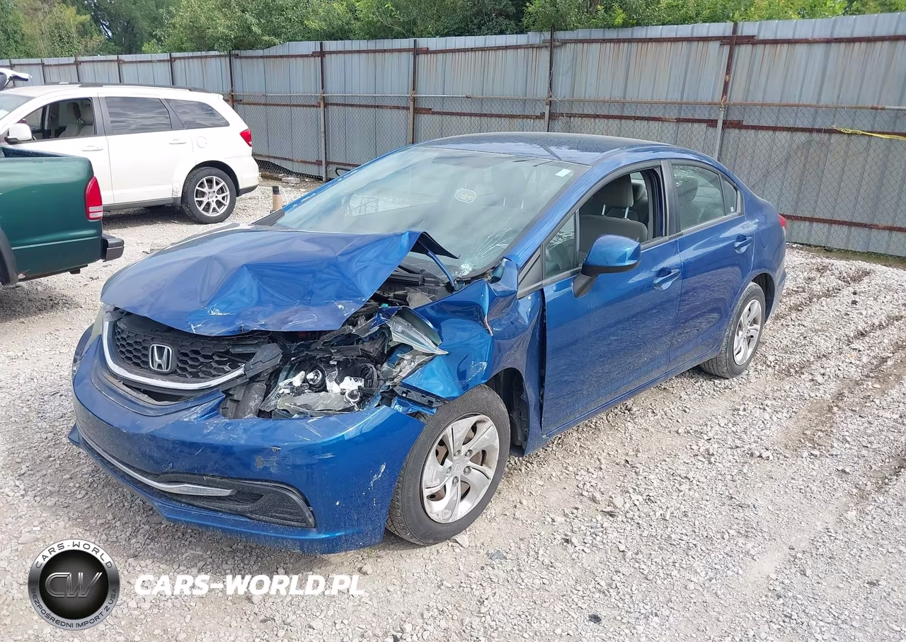 2013 Honda Civic Lx VIN:19XFB2F57DE088304 - 2