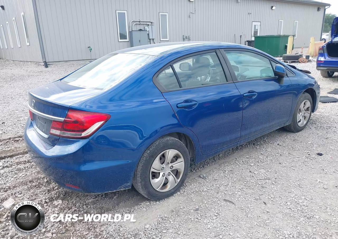 2013 Honda Civic Lx VIN:19XFB2F57DE088304 - 4