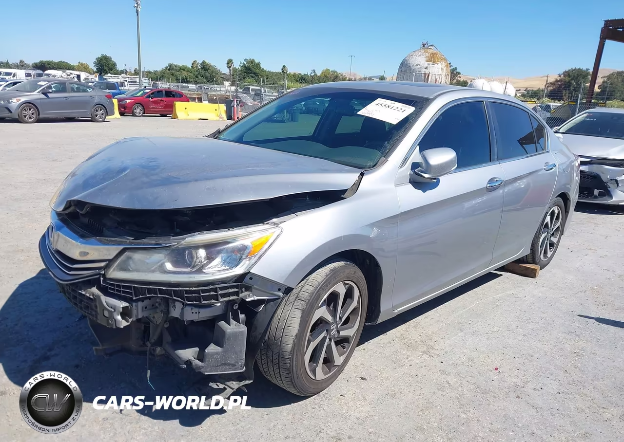 2016 Honda Accord Ex-L VIN:1HGCR2F8XGA234325 - 2
