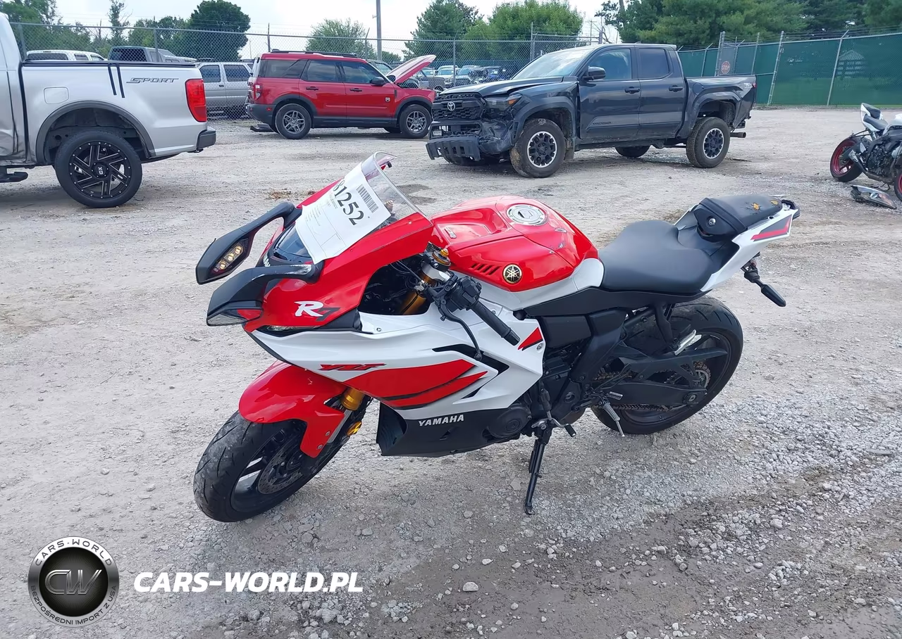 2026 Yamaha Yzfr7 VIN:JYARM60E9TA001345 - 2