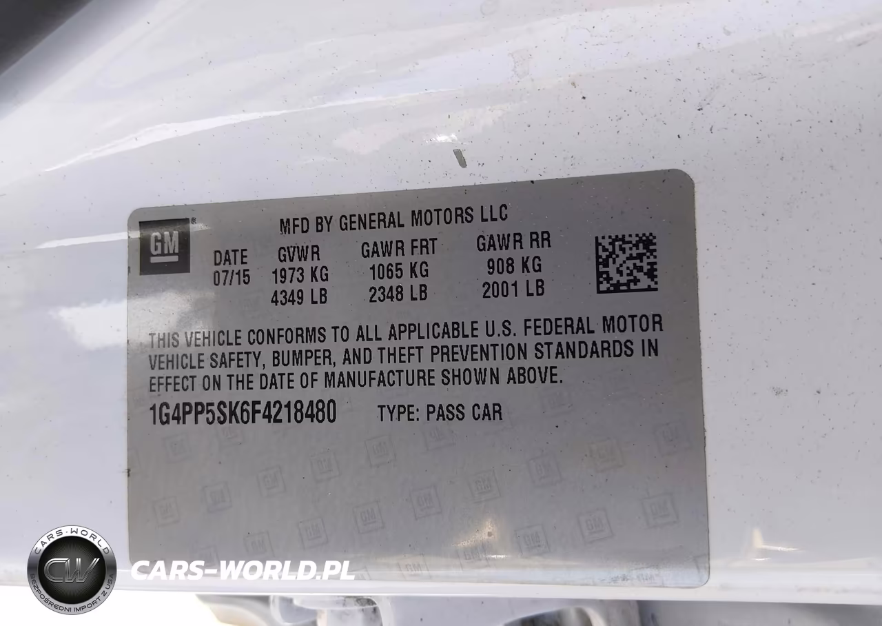 2015 Buick Verano VIN:1G4PP5SK6F4218480 - 9
